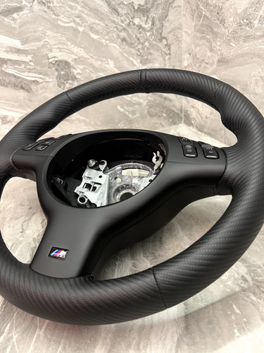 Bmw oem lenkrad carbon - bmw, leder