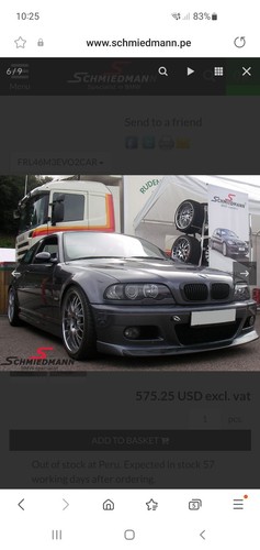 Bmw e46 frontspoilerlippe - bmw,